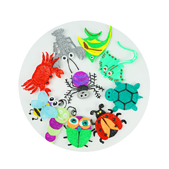 Set creativ AERIUM pixuri 3D