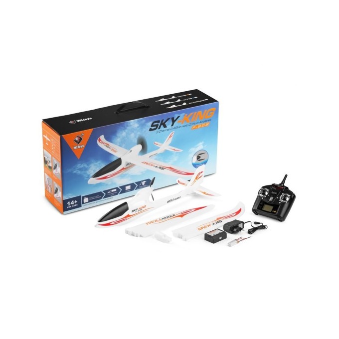 Aeronava RC S-IDEE SKY-KING roșu