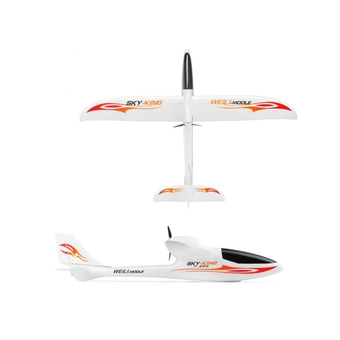 Aeronava RC S-IDEE SKY-KING roșu