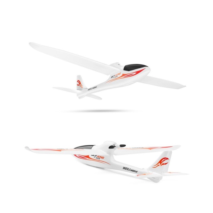 Aeronava RC S-IDEE SKY-KING roșu