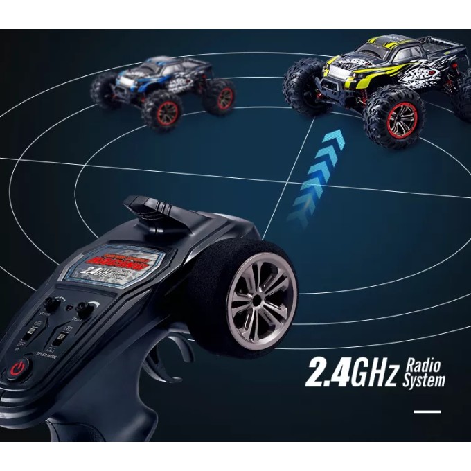 Mașină off-road AERIUM HOSHI SPEED (1:10) galbenă - 2 baterii