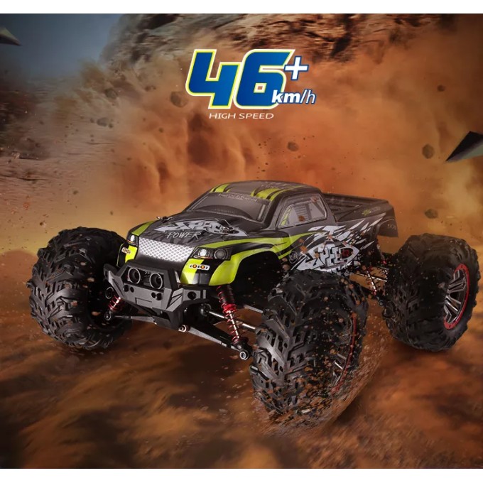 Mașină off-road AERIUM HOSHI SPEED (1:10) galbenă - 2 baterii