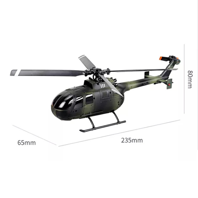 Elicopter RC AERIUM C186 4CH CAMOUFLAGE verde