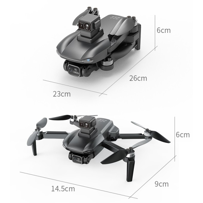 Dron AERIUM MAX 108 LASER 4K Dual Camera GPS - 3 baterii