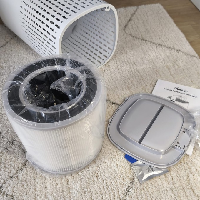 Purificator de aer AERIUM PureSteel Q3 HEPA Wi-Fi