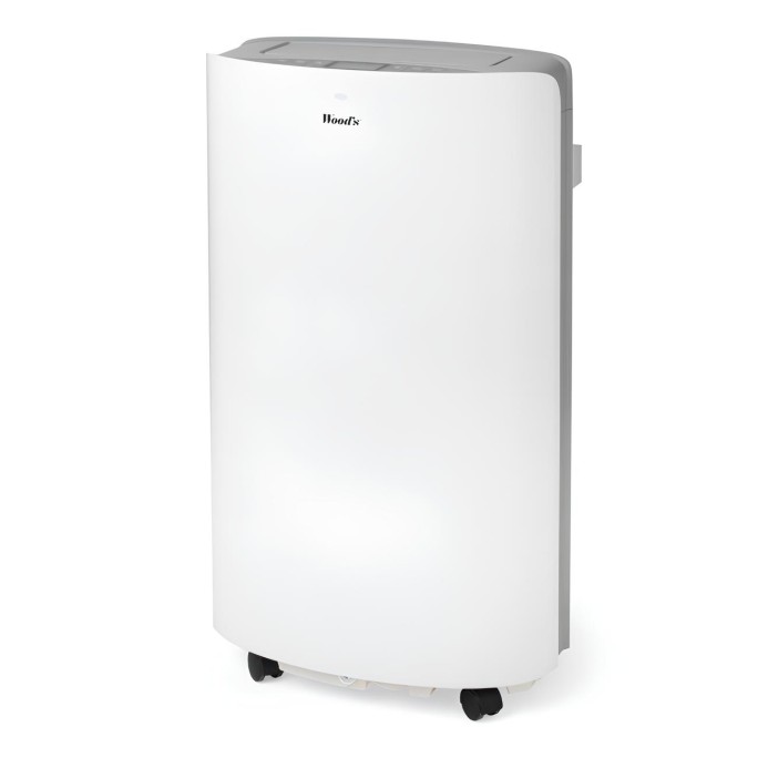 Aparat de aer mobil cu purificator de aer Woods CORTINA 12K AirSwitch