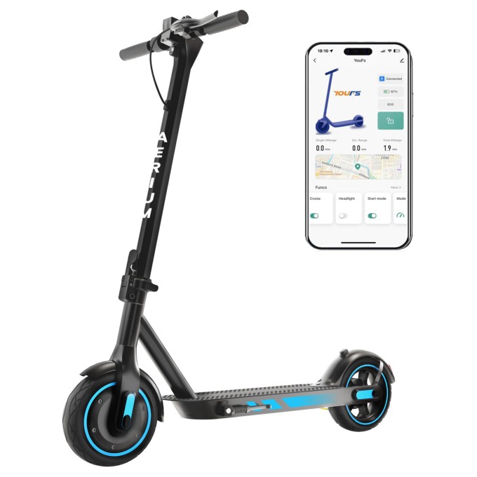 Trotineta electrica AERIUM MaxRide T500 albastră Trotineta electrica AERIUM MaxRide T500 albastră