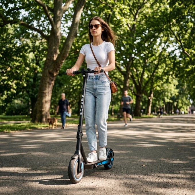 Trotineta electrica AERIUM MaxRide T500 albastră Trotineta electrica AERIUM MaxRide T500 albastră