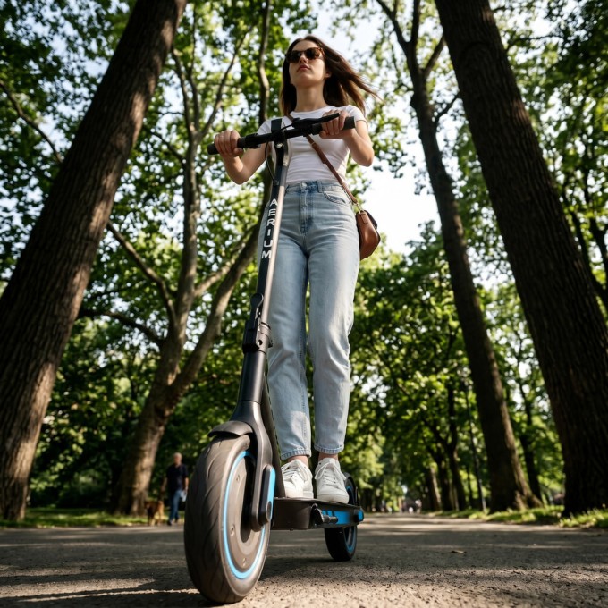 Trotineta electrica AERIUM MaxRide T500 albastră Trotineta electrica AERIUM MaxRide T500 albastră