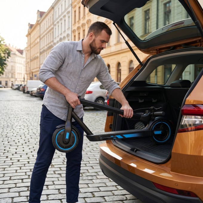 Trotineta electrica AERIUM MaxRide T500 albastră Trotineta electrica AERIUM MaxRide T500 albastră