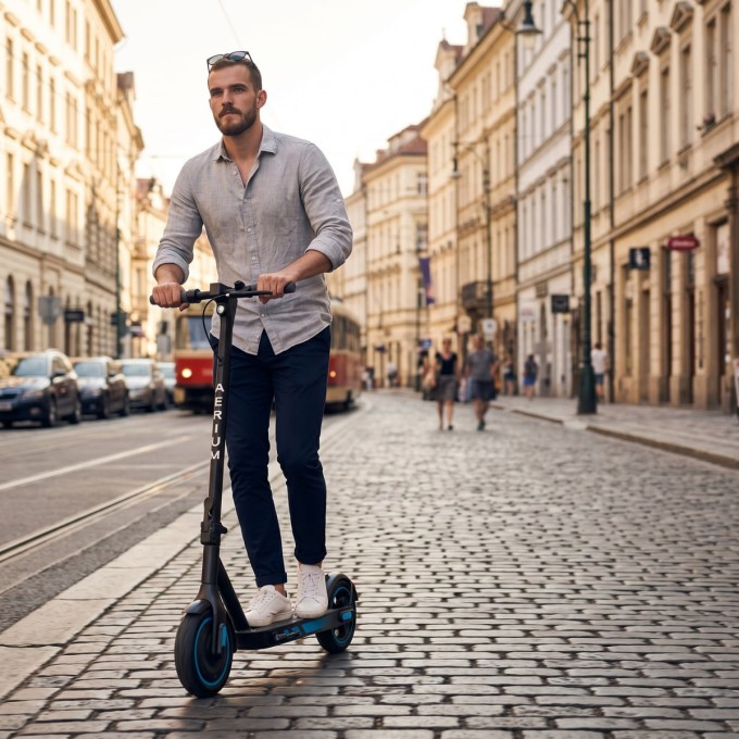 Trotineta electrica AERIUM MaxRide T500 albastră Trotineta electrica AERIUM MaxRide T500 albastră