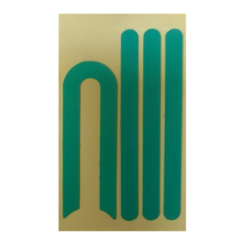 Set de autocolante reflectorizante albastre deschis de rezervă pentru trotinetă electrică