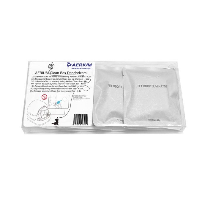 Deodorante AERIUM Clean Box - arome de rezervă - 4 buc.